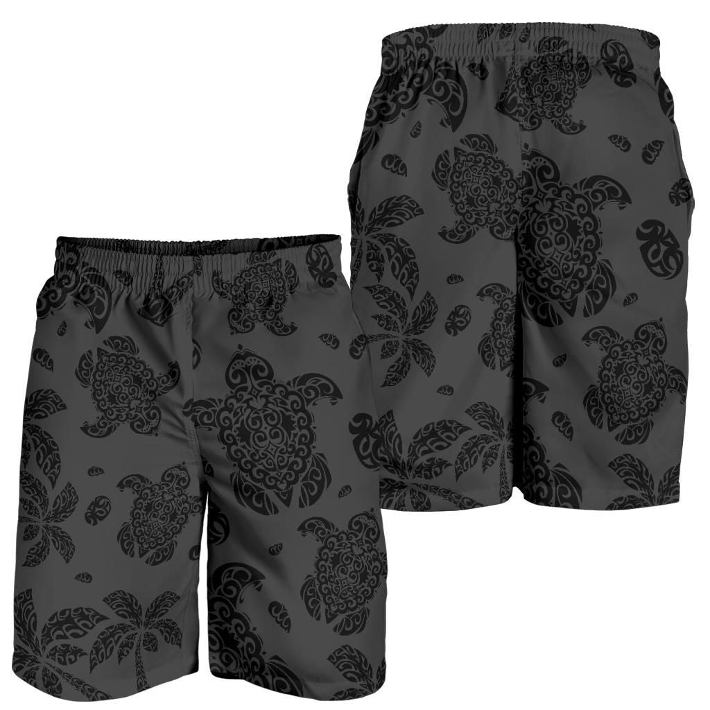 Hawaii Shorts Tribal Turtle Palm Tree All Over Print Men's Shorts