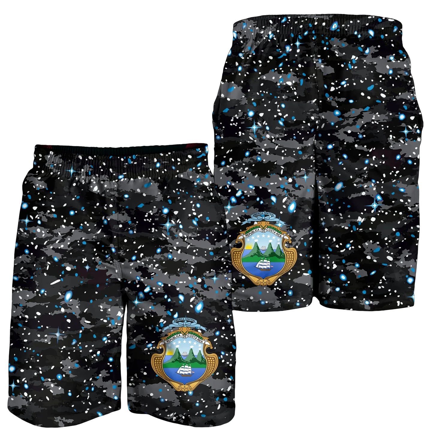 Costa Rica Space Camo Short