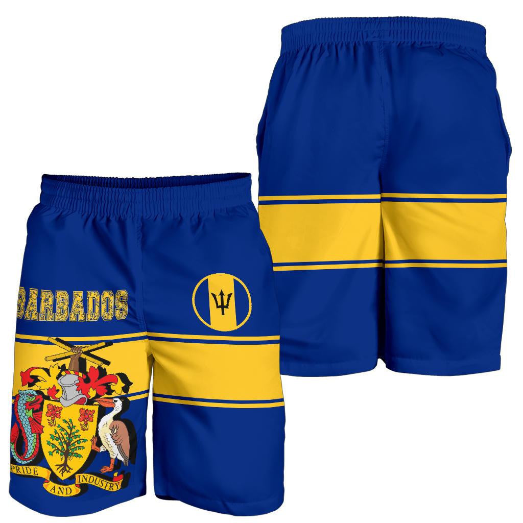 Barbados Version Coat of Arms Men's Shorts