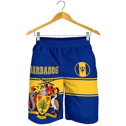 Barbados Version Coat of Arms Men's Shorts