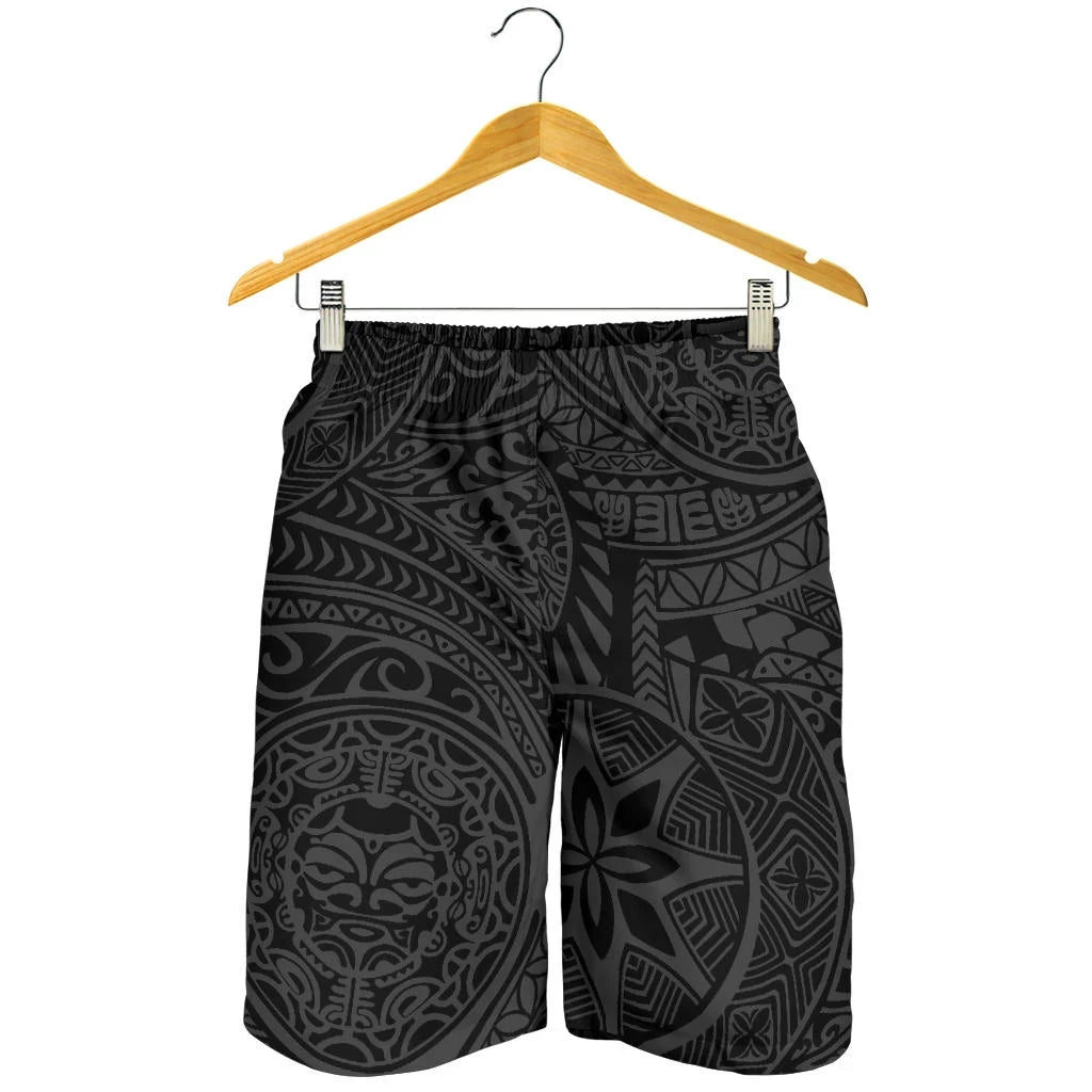 Hawaii Shorts Tribal Tiki Sun God All Over Print Men's Shorts