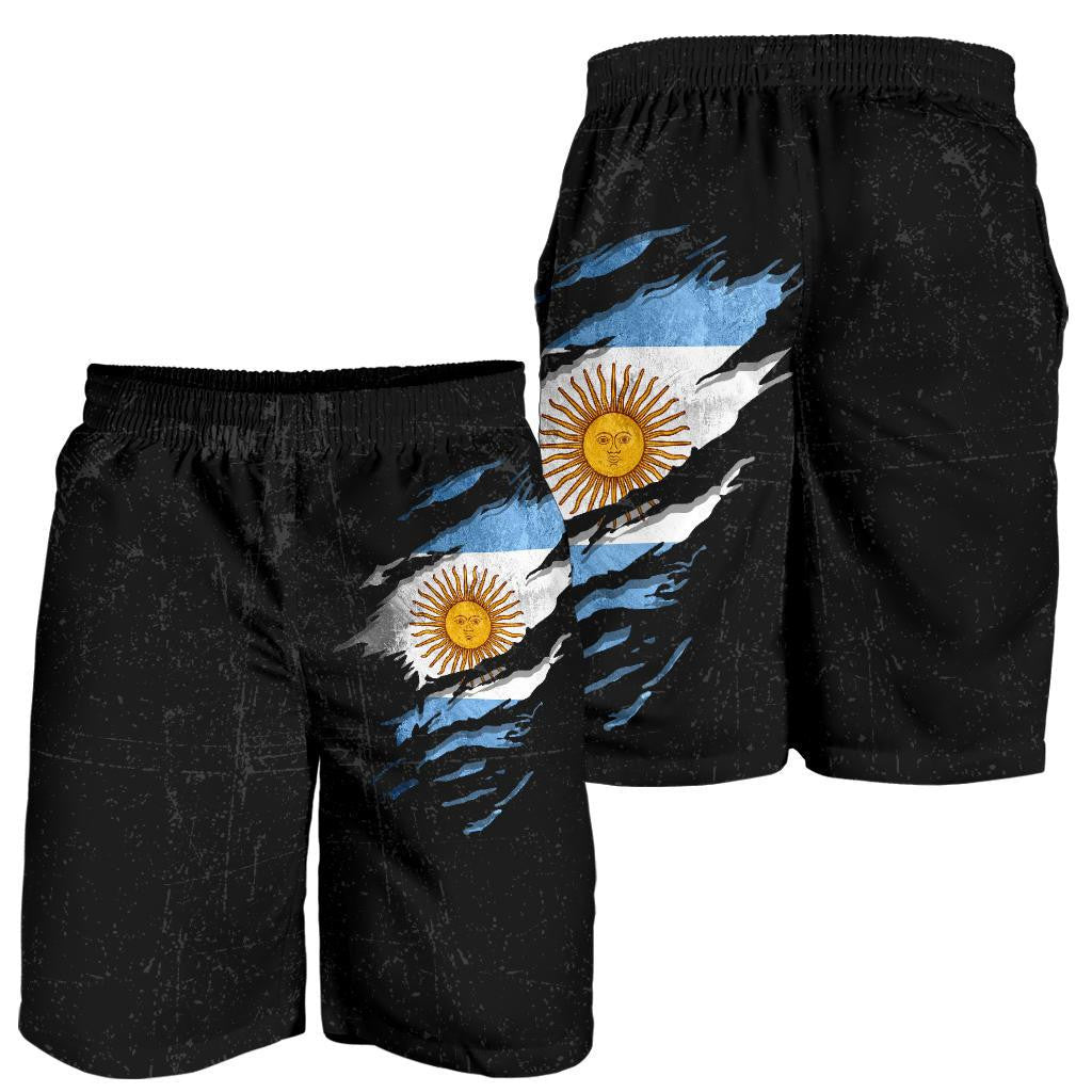 Argentina In Me Men's Shorts Special Grunge Style