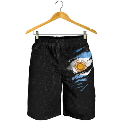 Argentina In Me Men's Shorts Special Grunge Style