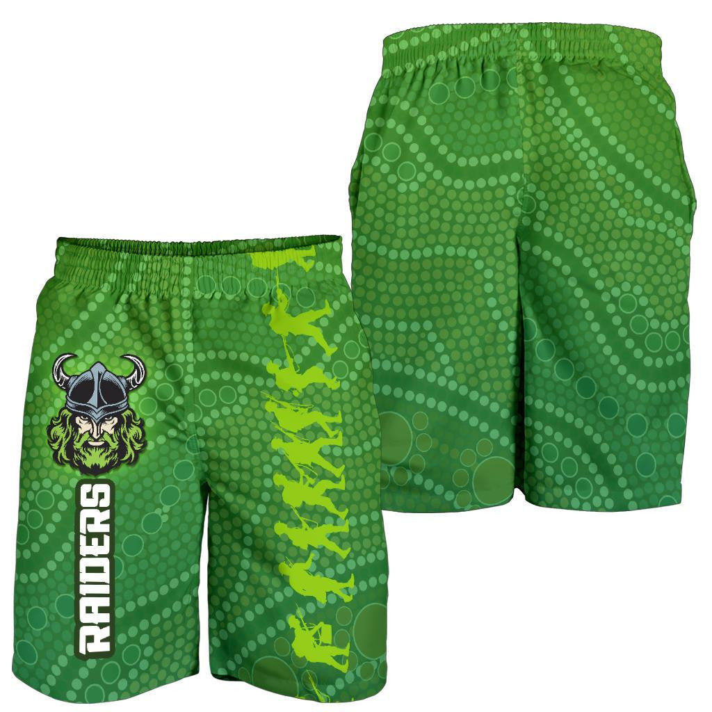 Canberra Raiders Men Shorts Anzac Country Style