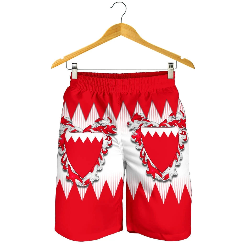 Bahrain Special Flag Style All Over Print Men's Shorts