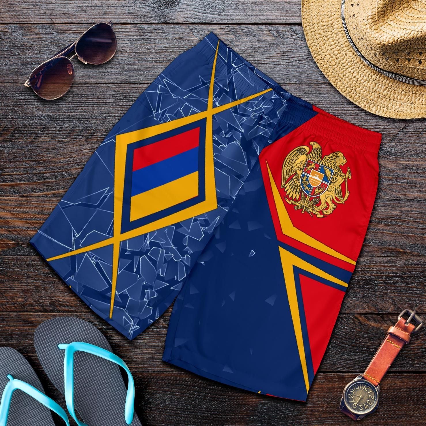 Armenia All Over Print Men's Shorts Armenia Legend