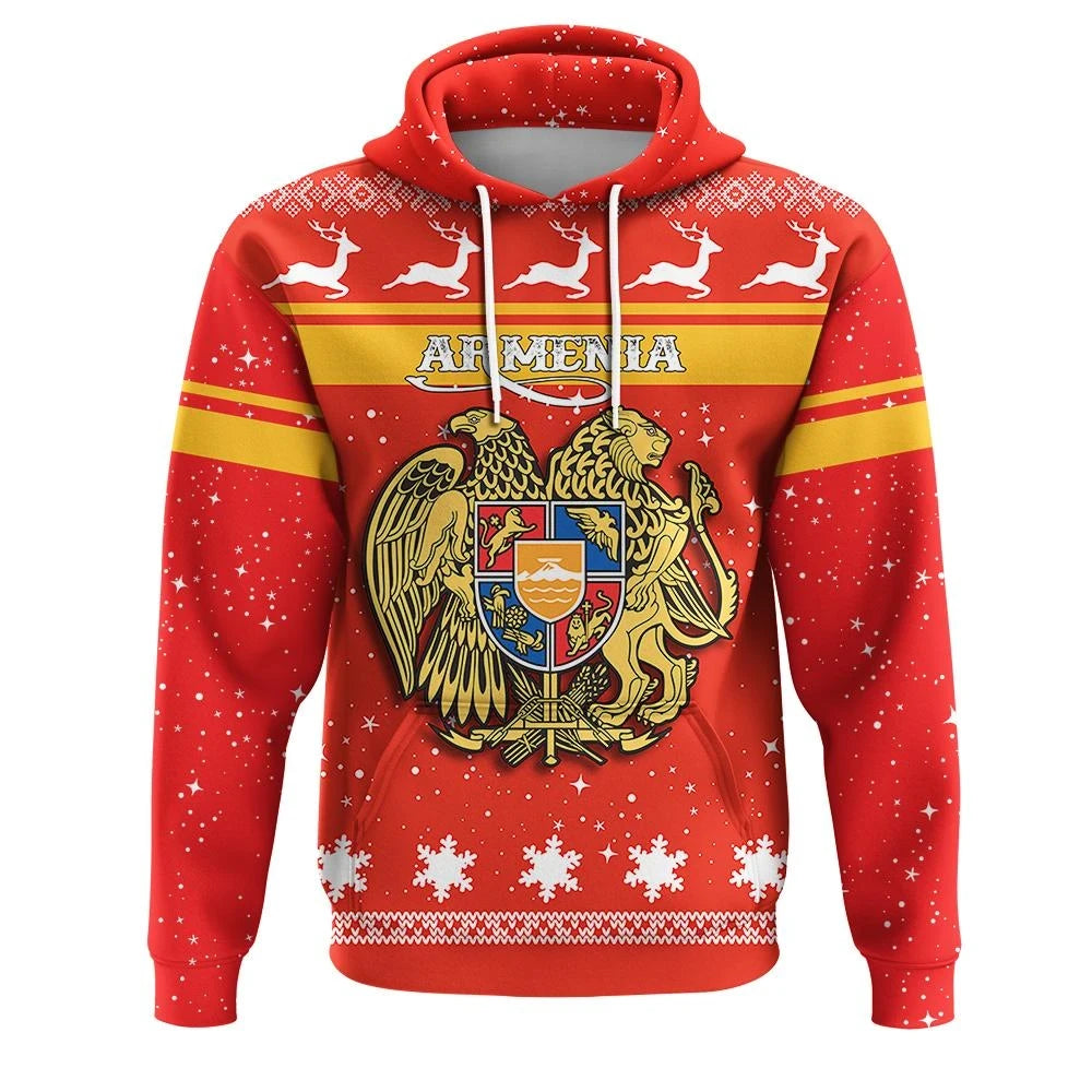 Christmas Armenia Coat Of Arms Hoodie