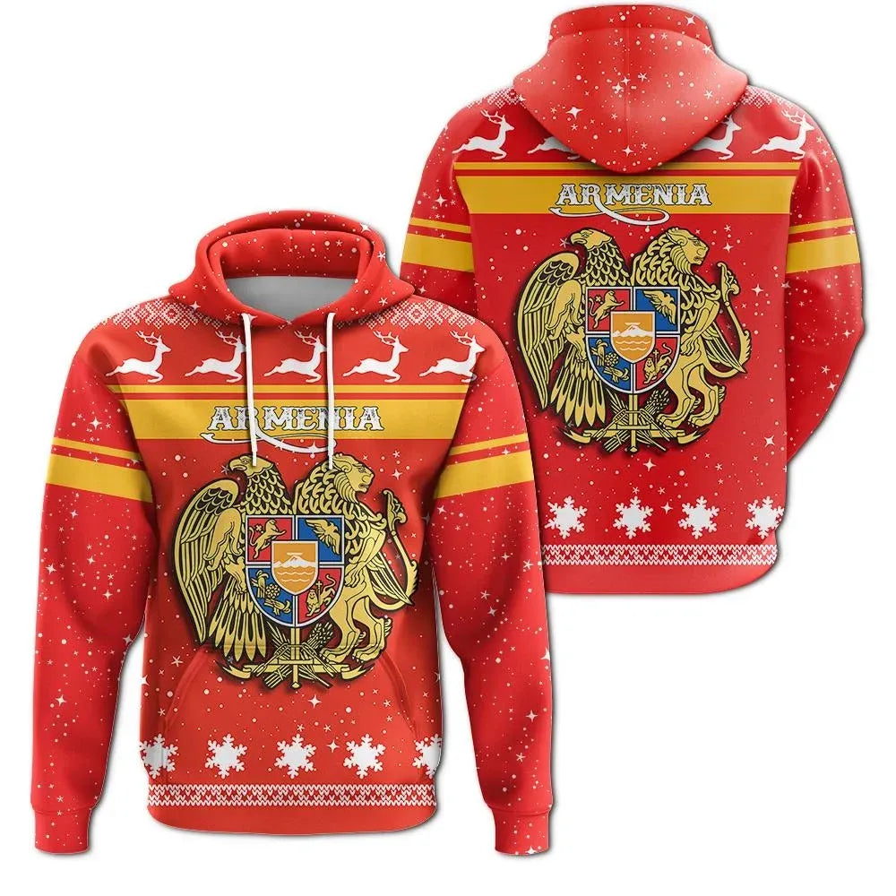Christmas Armenia Coat Of Arms Hoodie