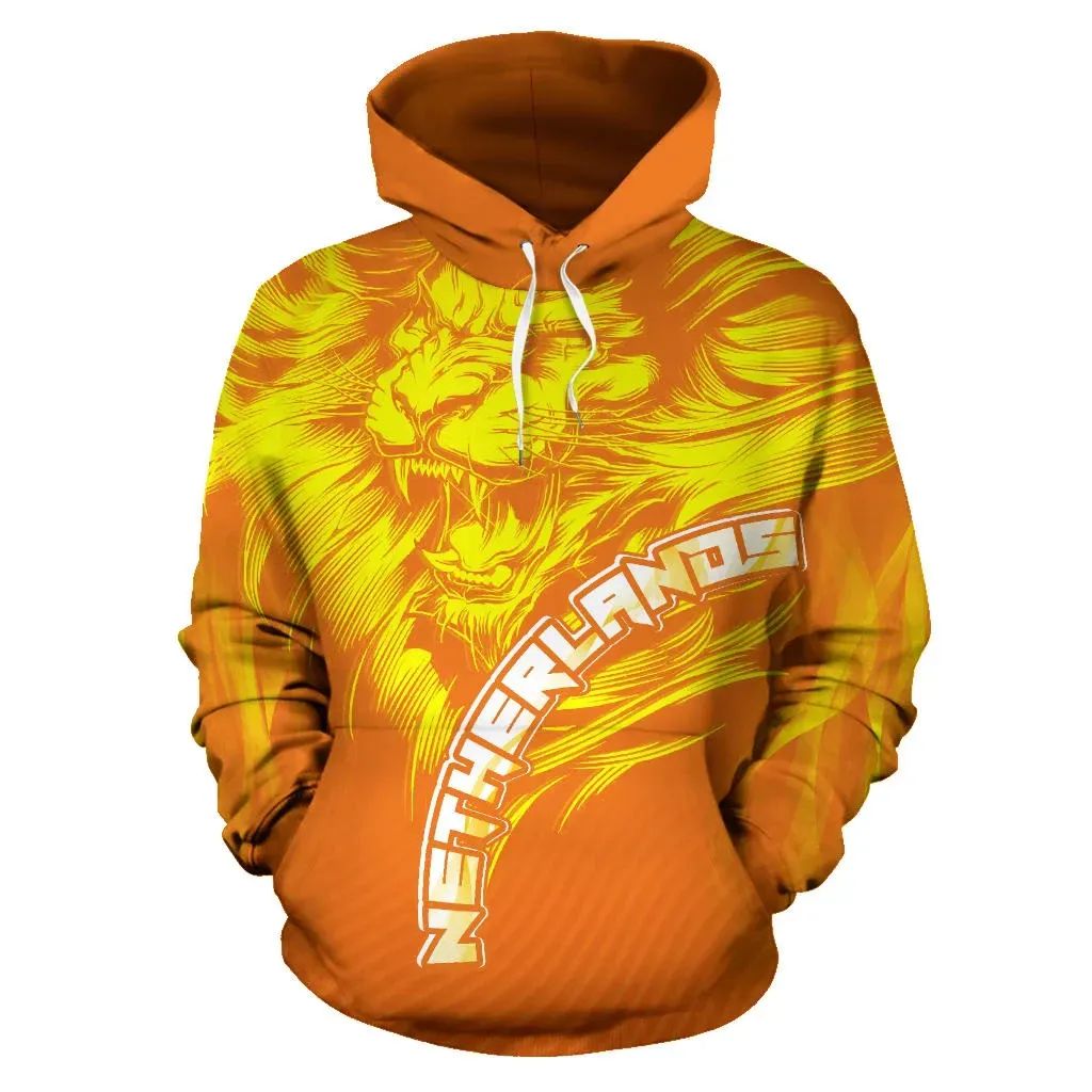 Dutch Lion Hoodie Netherlands Orange