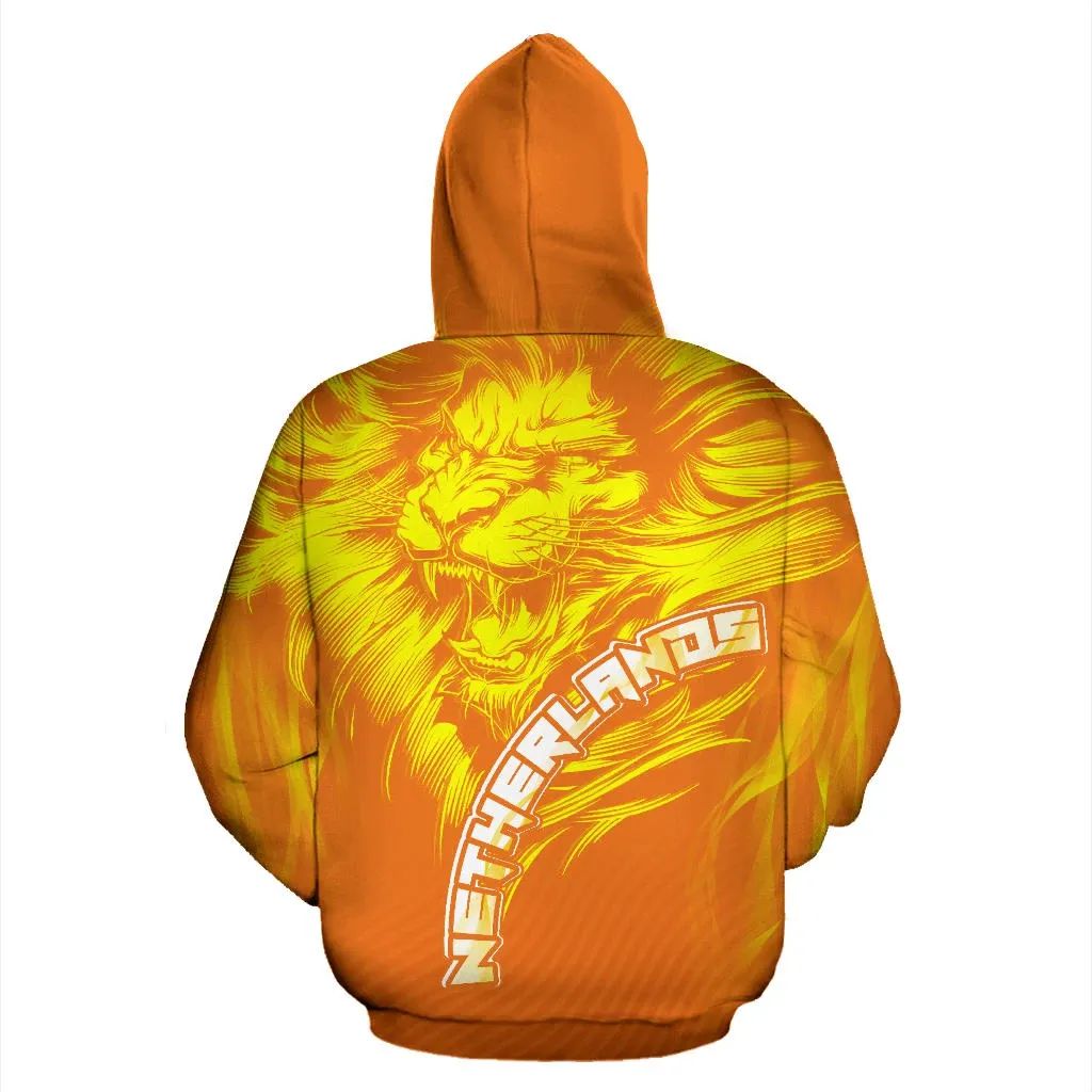 Dutch Lion Hoodie Netherlands Orange