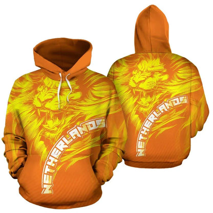 Dutch Lion Hoodie Netherlands Orange