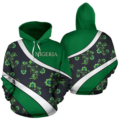 Nigeria Hoodie Coat Of Arms Sports Style