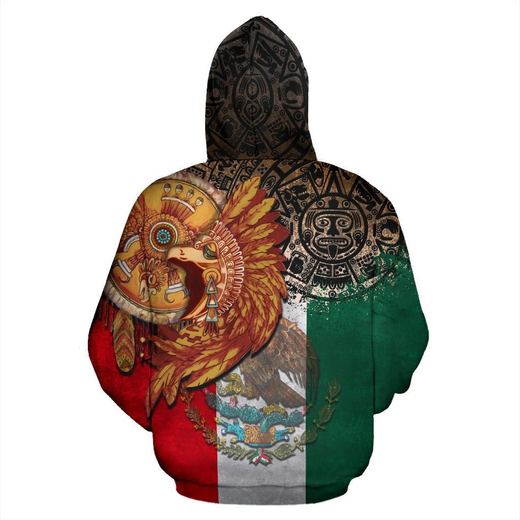 Mexico Hoodie Aztec Warrior Mexican