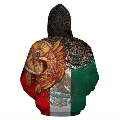 Mexico Hoodie Aztec Warrior Mexican