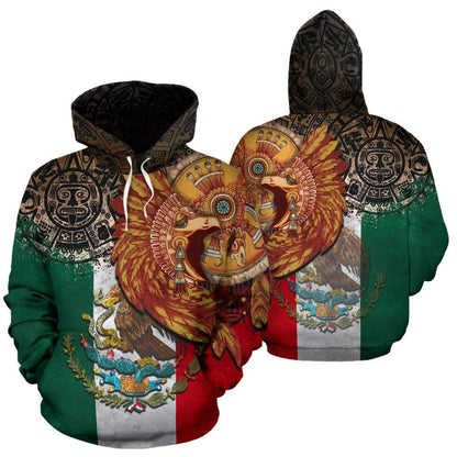 Mexico Hoodie Aztec Warrior Mexican