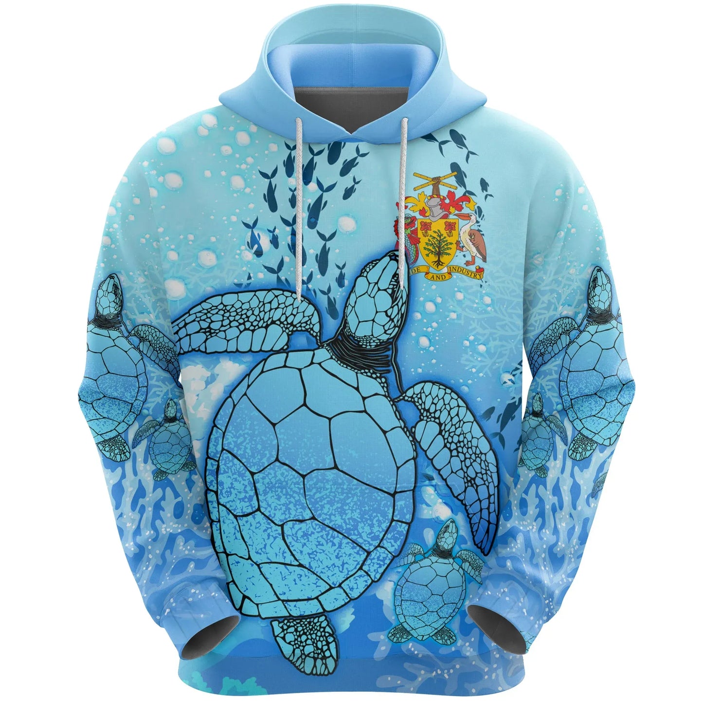 Barbados Hoodie Ocean Life Women'S/Men'S