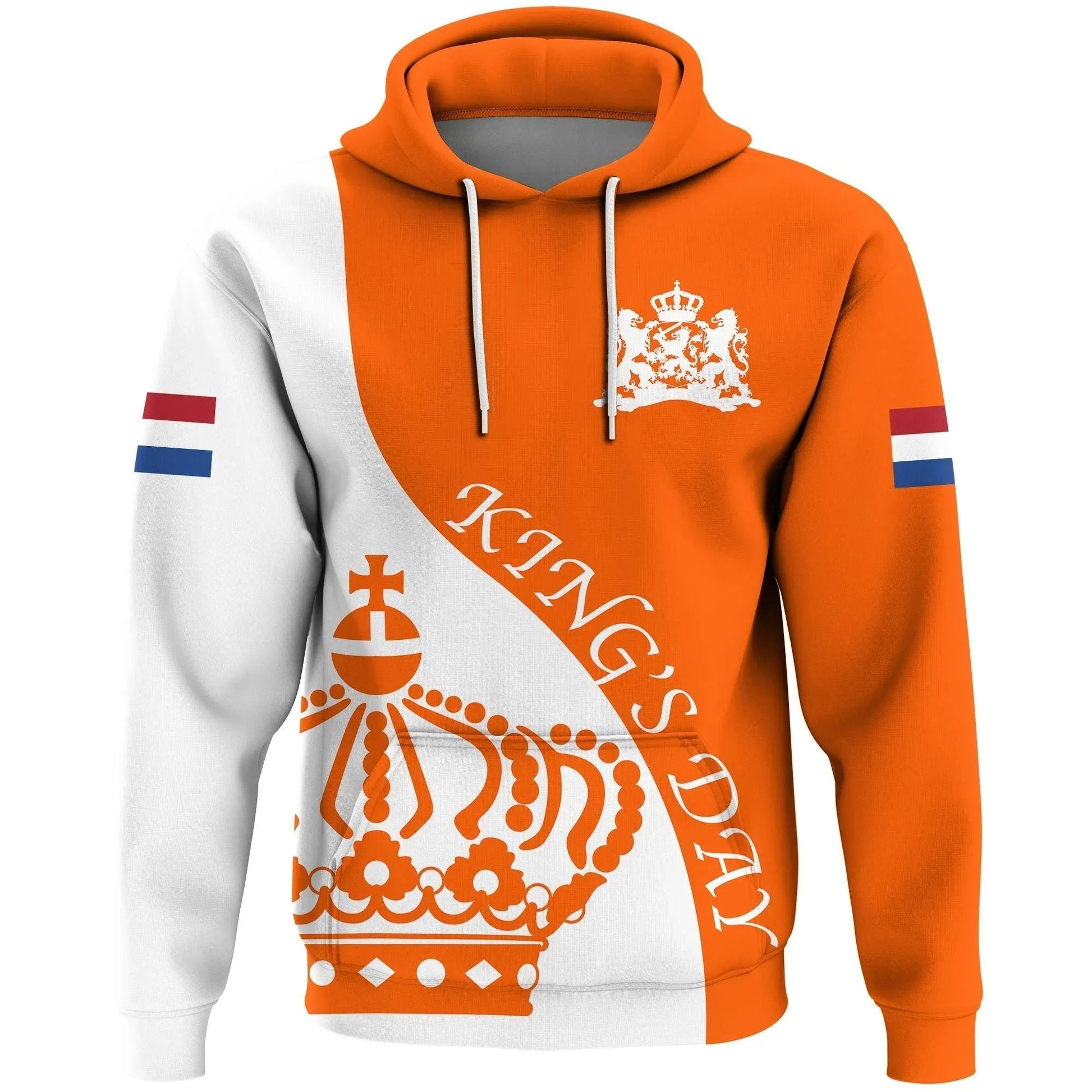 Netherlands Hoodie King Day Crown