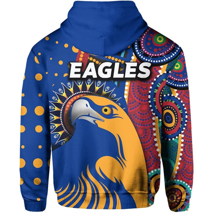 Naidoc West Coast Eagles Hoodie Indigenous Style