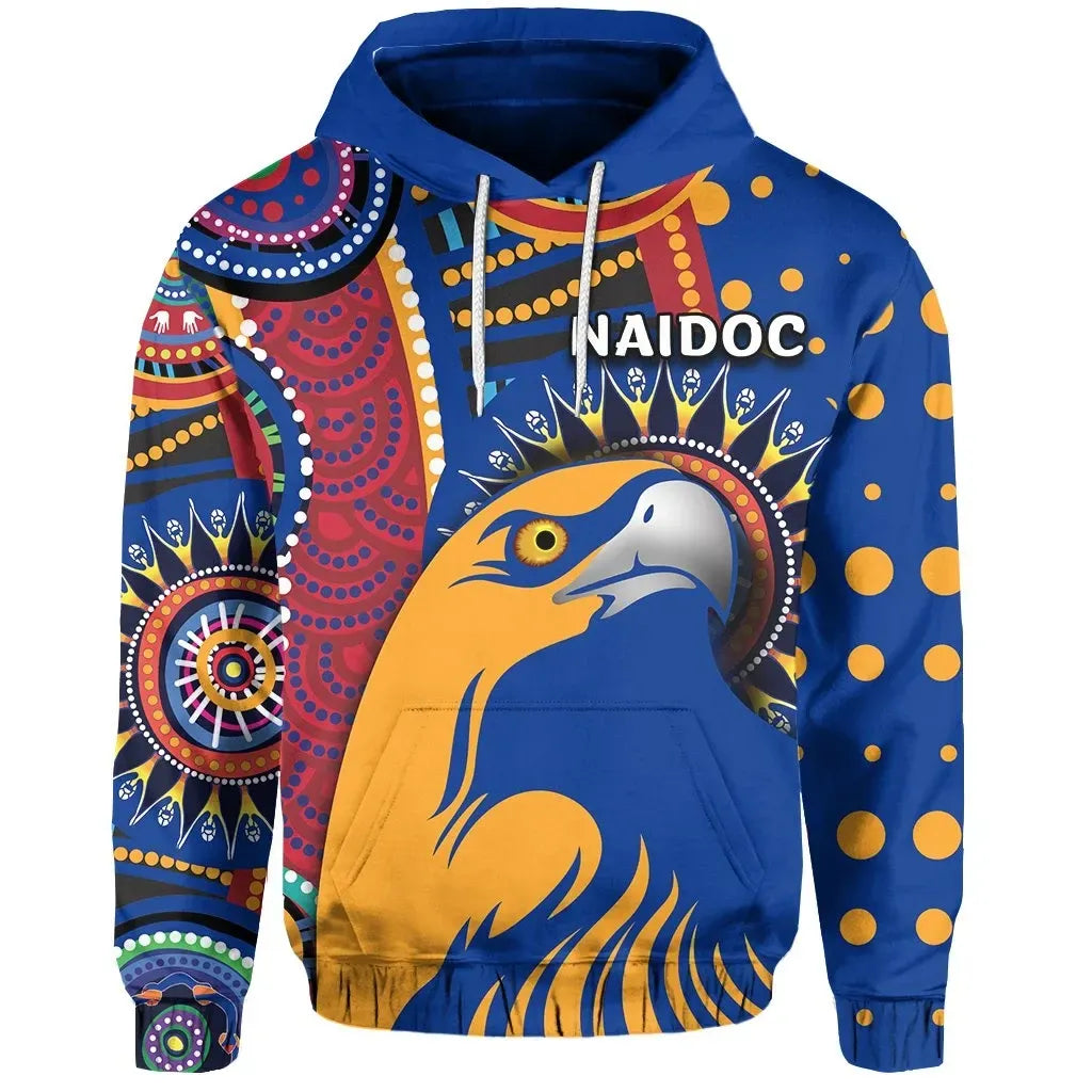 Naidoc West Coast Eagles Hoodie Indigenous Style