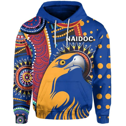 Naidoc West Coast Eagles Hoodie Indigenous Style