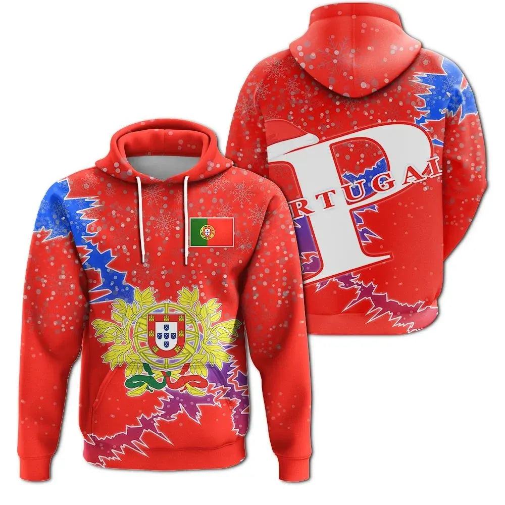 Portugal Christmas Coat Of Arms Hoodie X Styl
