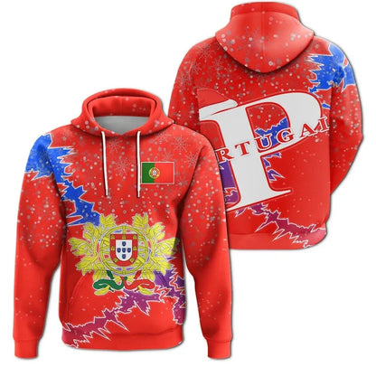 Portugal Christmas Coat Of Arms Hoodie X Styl