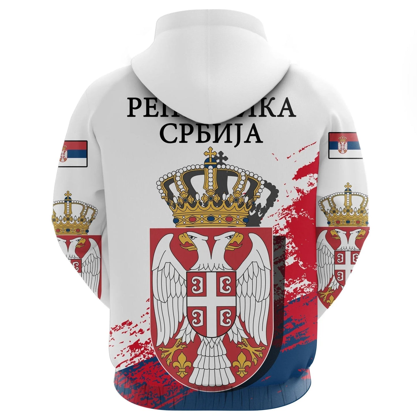 Serbia Special Hoodie White Version