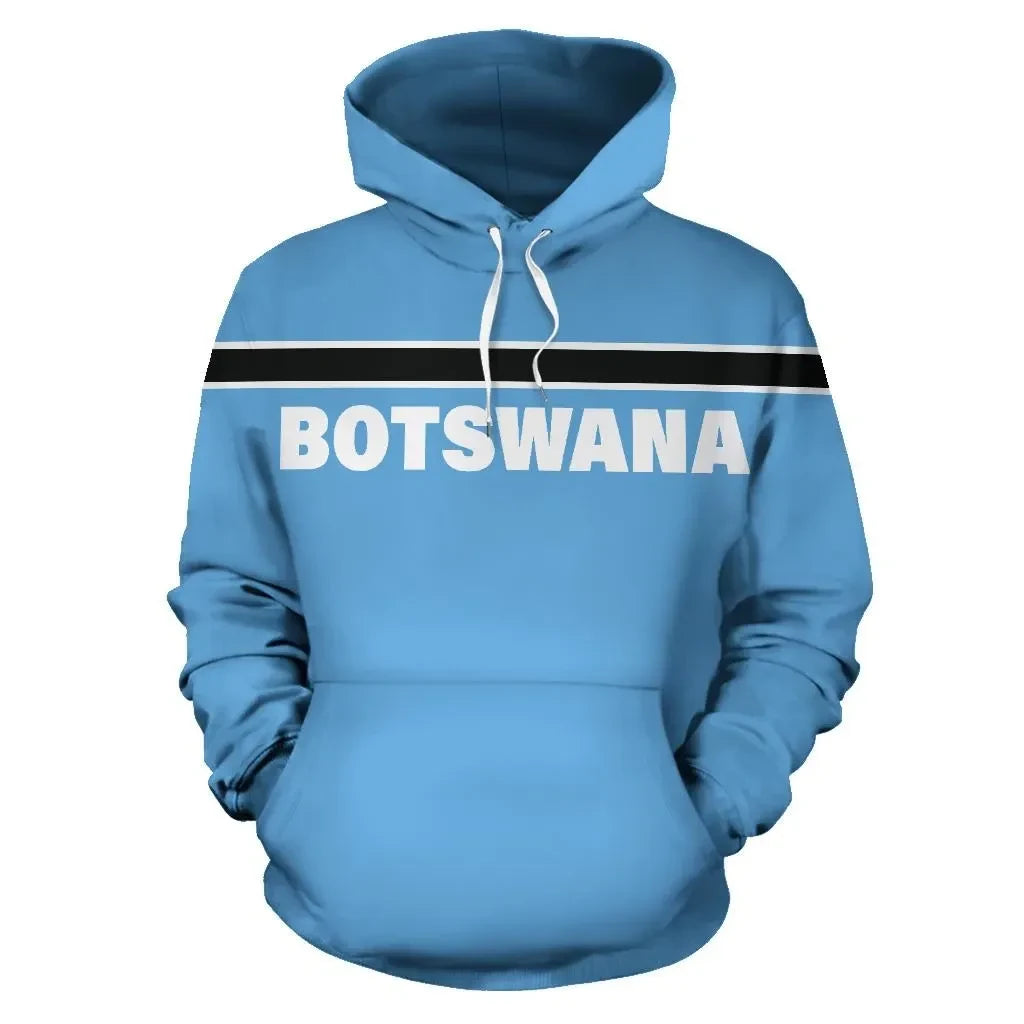 Botswana All Over Hoodie Horizontal Style