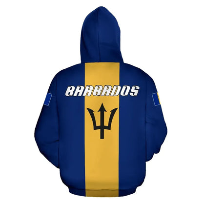 Barbados Superhero Pullover Hoodie