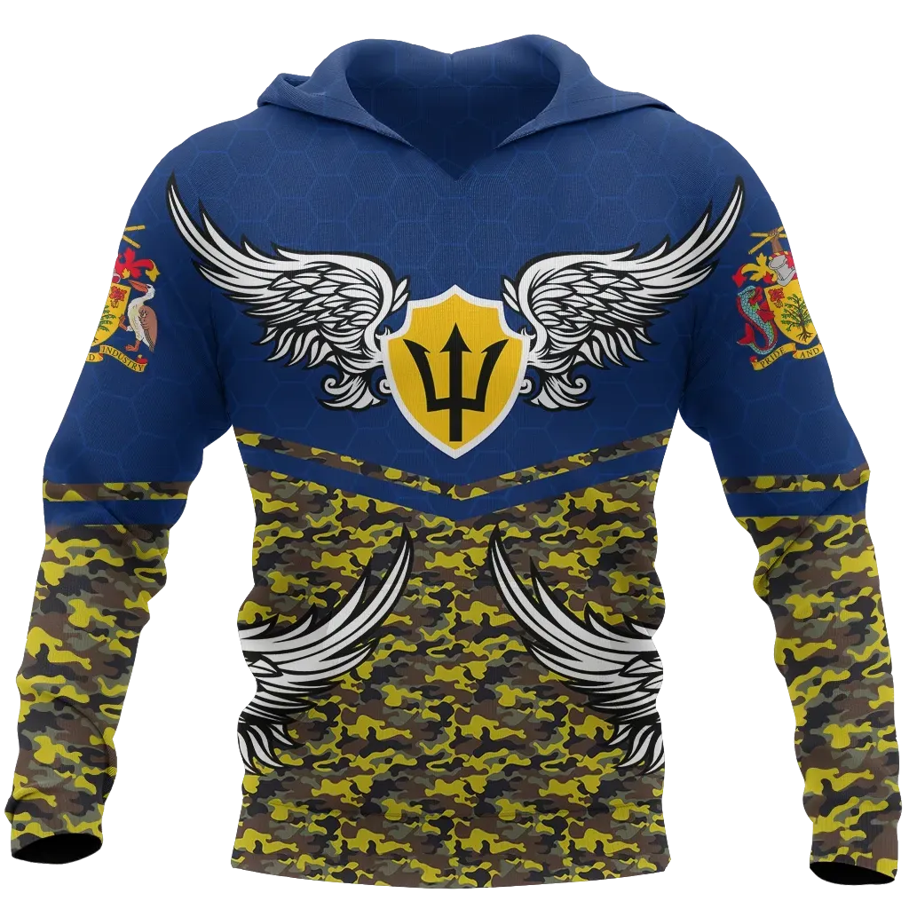 Barbados Hoodie Air Force Style