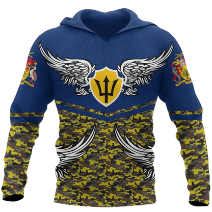 Barbados Hoodie Air Force Style