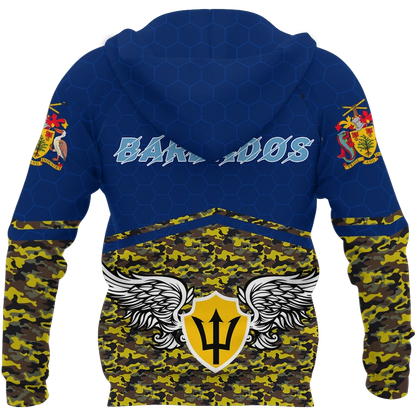 Barbados Hoodie Air Force Style