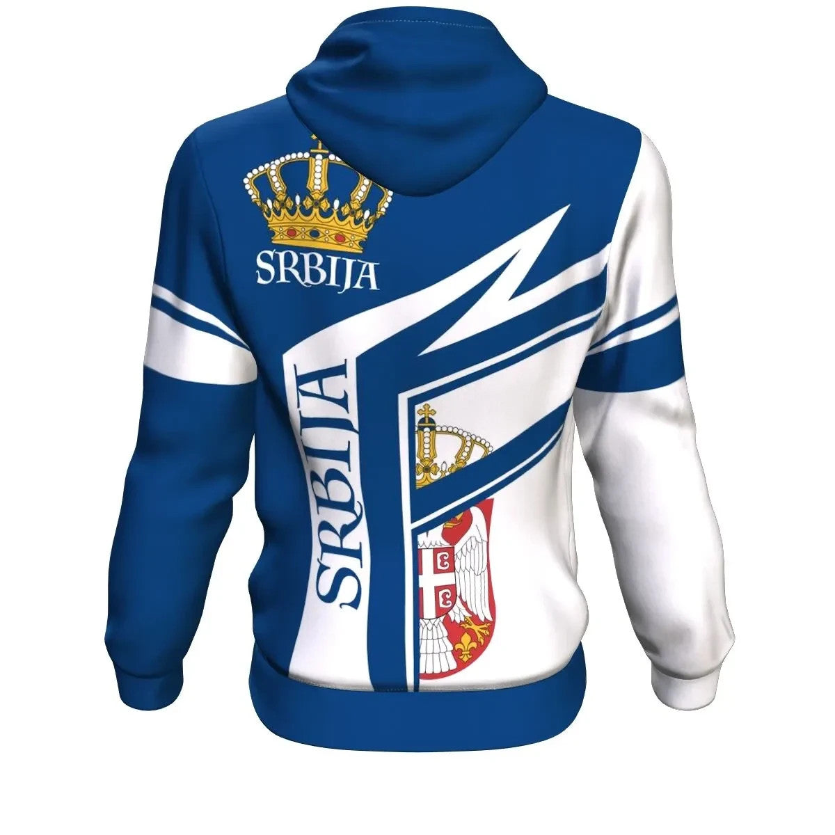 Serbia Hoodie Blue Color Srbija