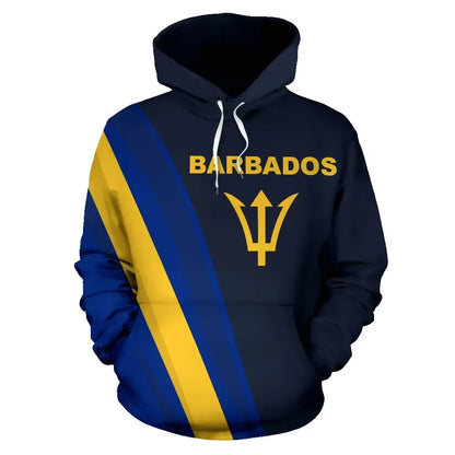 Barbados Flag Hoodie Special Version