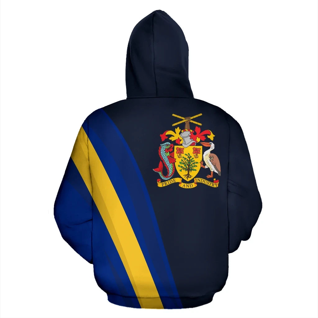 Barbados Flag Hoodie Special Version