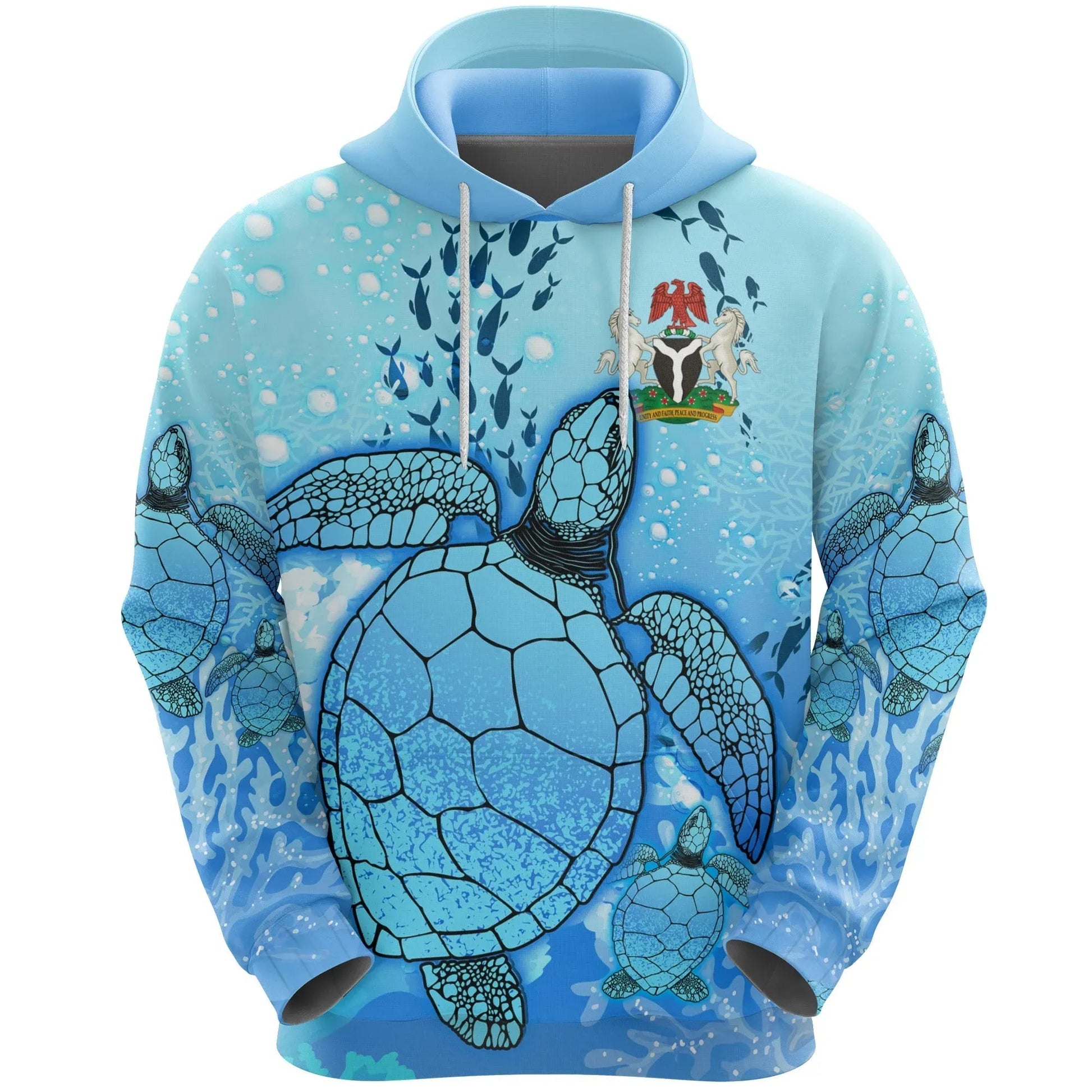 Nigeria Hoodie Ocean Life Womens/Mens