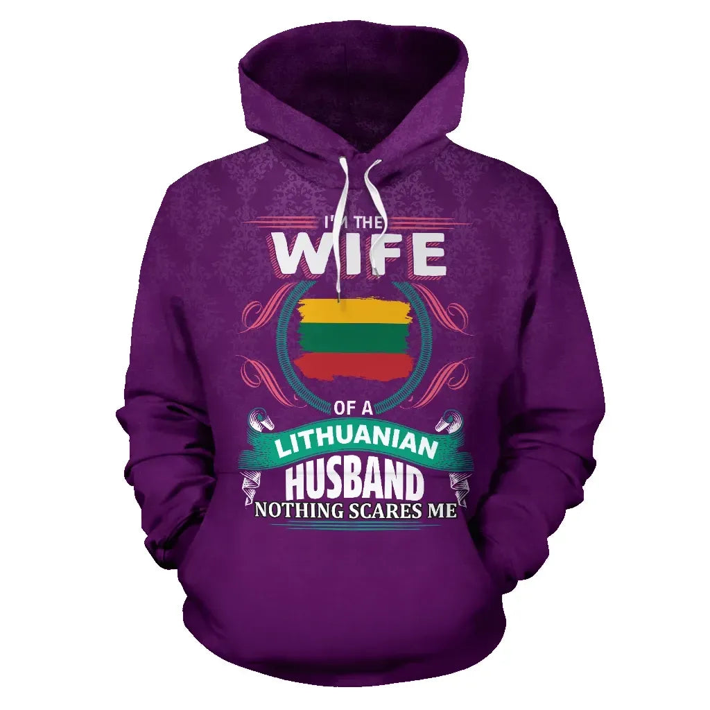 Lithuania The Wife Of A Lithuanian Husband Hoodie