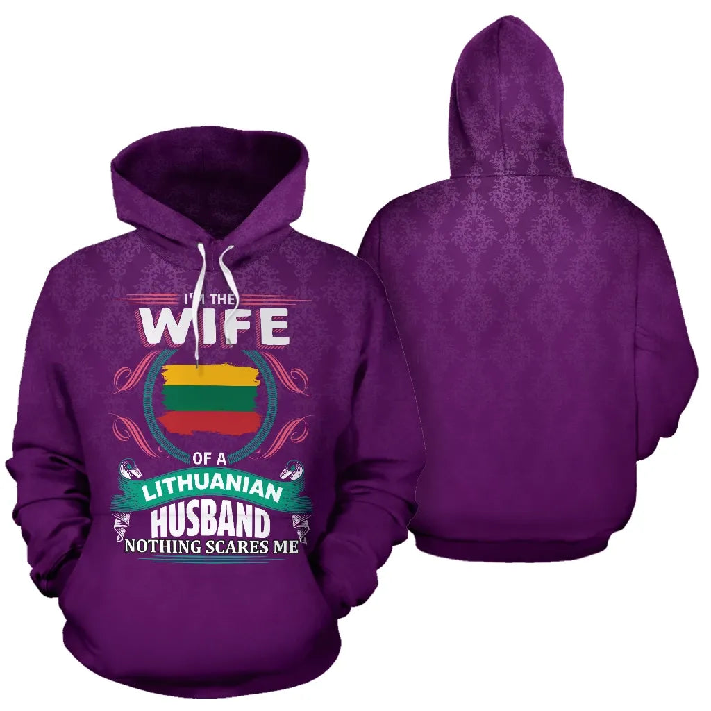 Lithuania The Wife Of A Lithuanian Husband Hoodie
