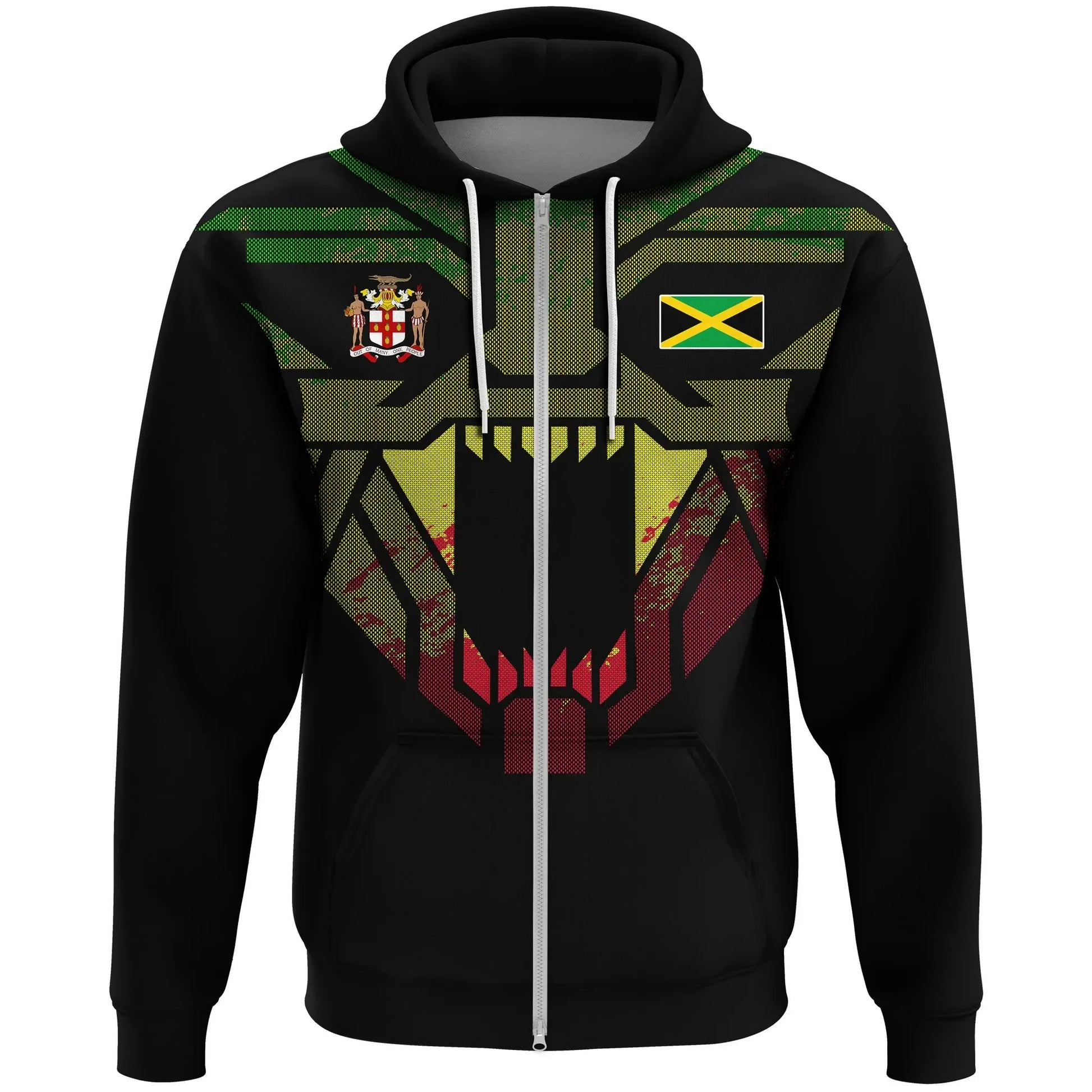 Jamaica Hoodie Strong Lion