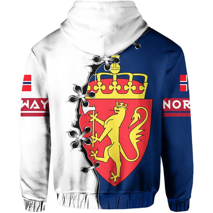 Norway Hoodie Lion Coat Of Arms