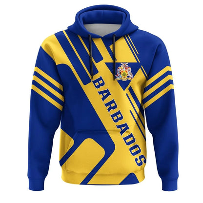 Barbados Coat Of Arms Hoodie Rockie
