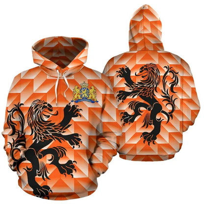 The Netherlands Lion Hoodie Holland Retro