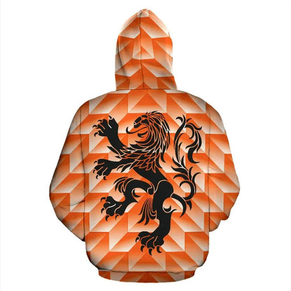 The Netherlands Lion Hoodie Holland Retro