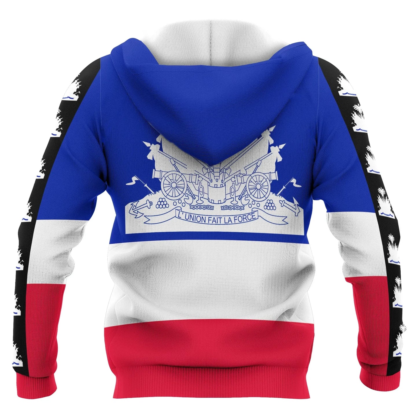 Haiti Coat Of Arms All Over Hoodie