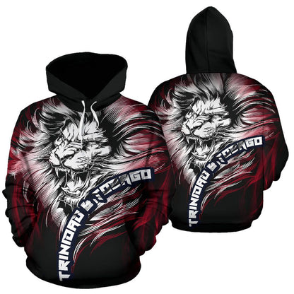 Trinidad and Tobago Lion Black Hoodie