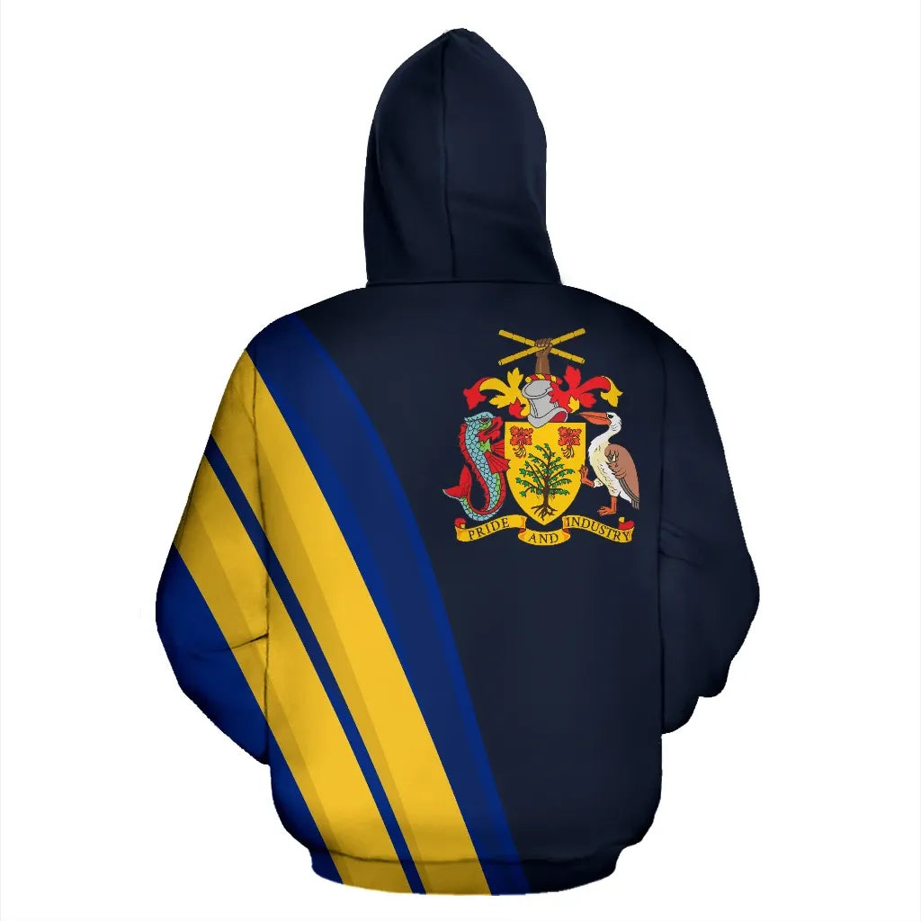 Barbados Hoodie Double Stripes