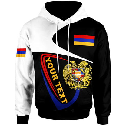 Armenia Custom Personalised Hoodie Lunisolar Style