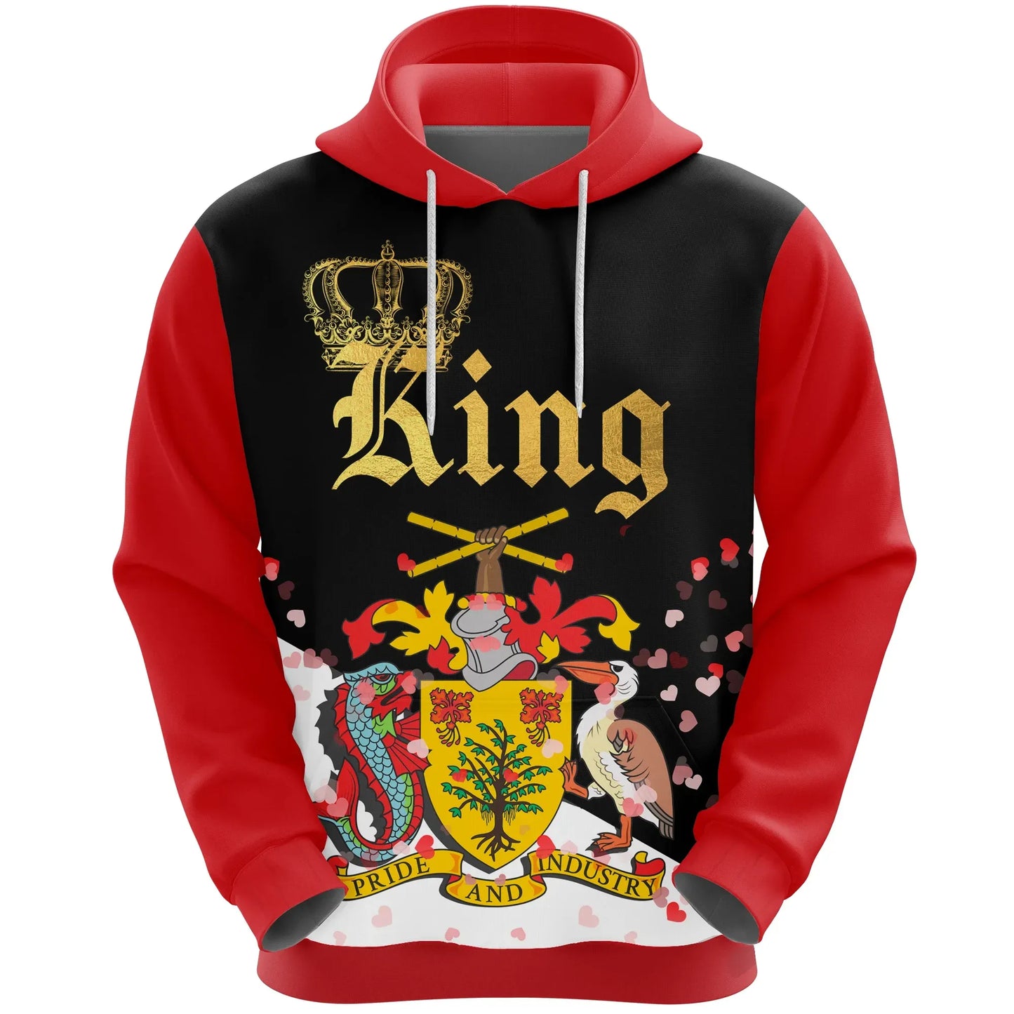 Barbados King Valentine Hoodie