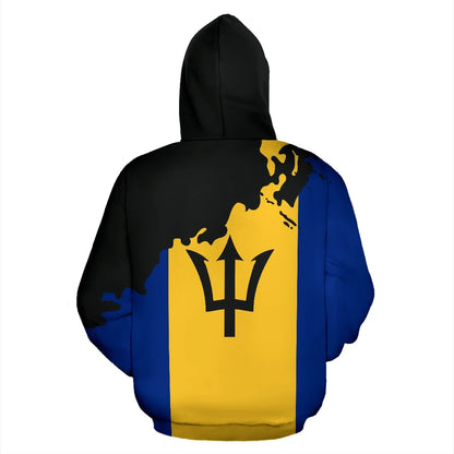Barbados Painting Hoodie Unique Style