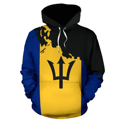 Barbados Painting Hoodie Unique Style